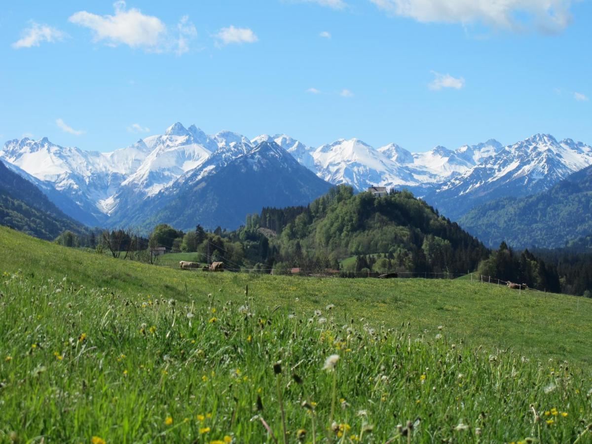 Hornblick Fewo- Ab Mai Freie Fahrt Mit Bergbahnen Oberstdorf Extérieur photo
